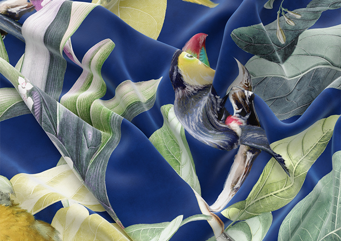 Parrot, Mangrove - Motorised Roman Blind - Image 4